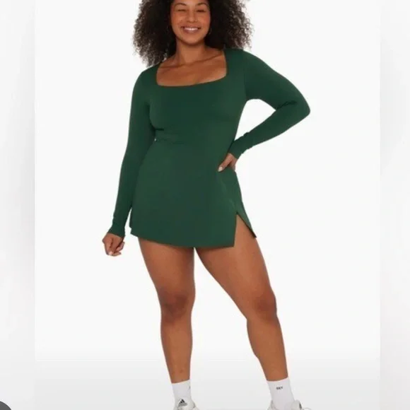 SET Active Elegant Black Long Sleeve Dress - Picture 6 of 6